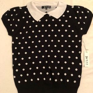 NWT Polka dot sweater